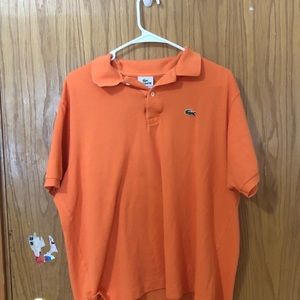 Lacoste Orange Polo